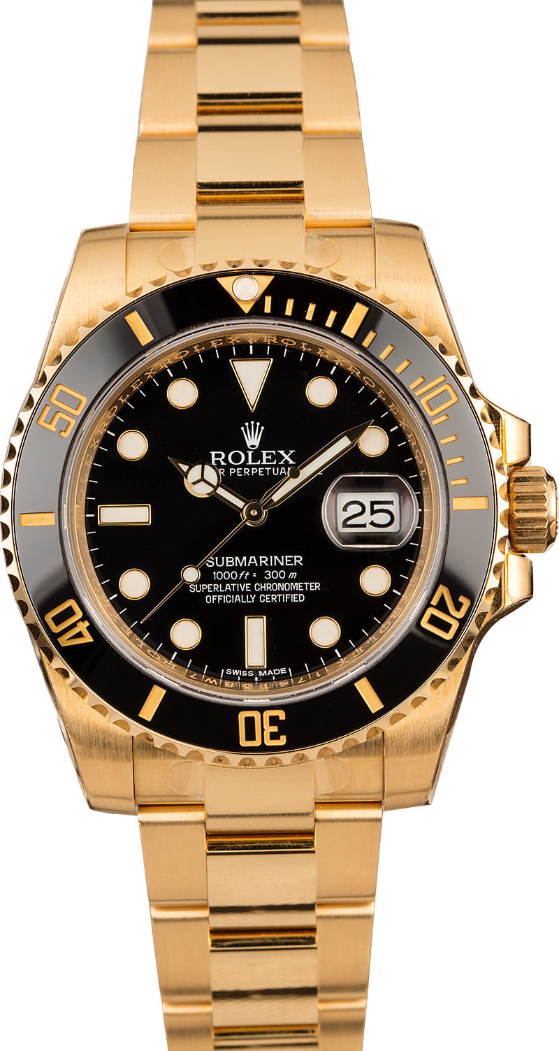 Rolex Gold Submariner 116618