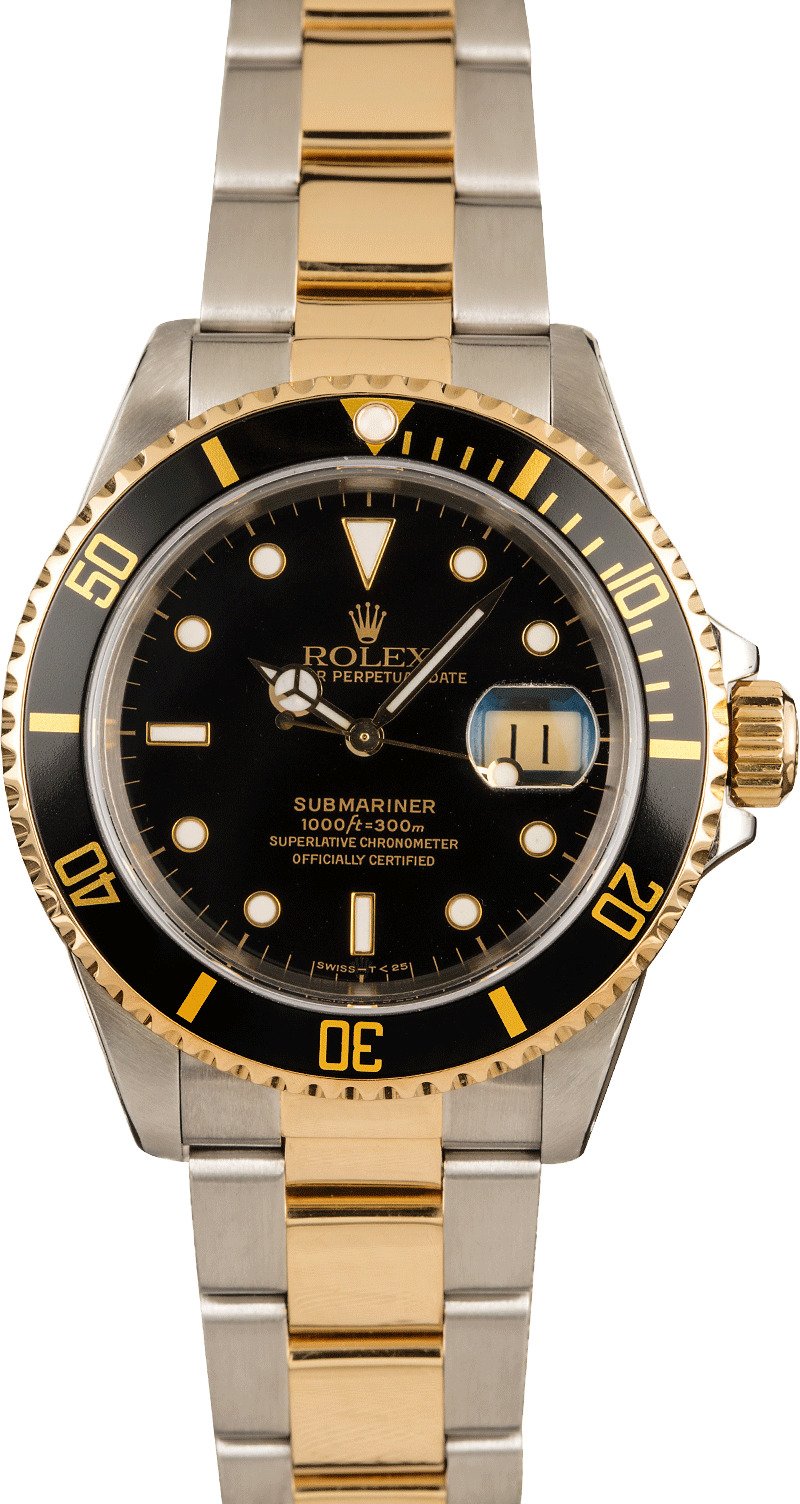 Buy Used Rolex Submariner 16613 | Bob's Watches - Sku: 128478