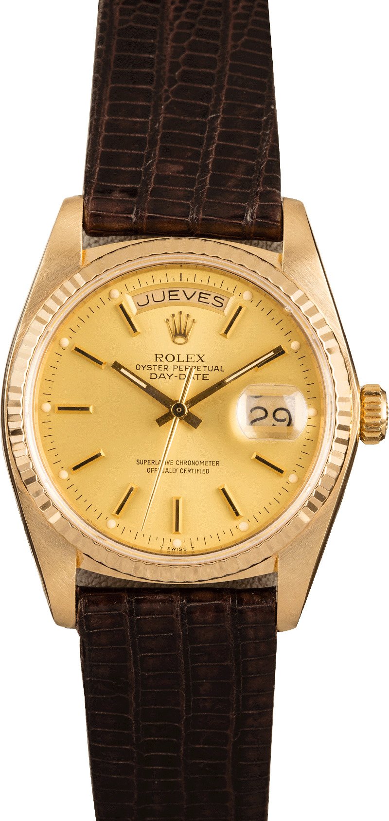 Spanish day date online rolex