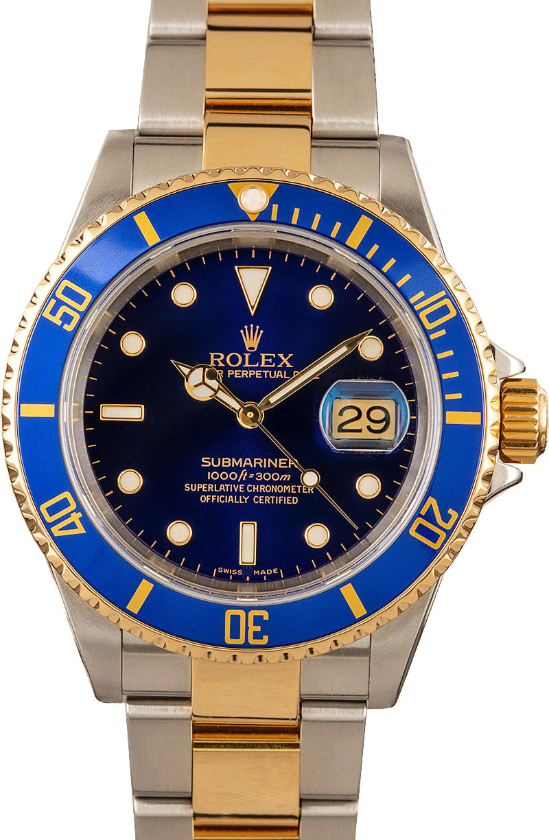 Buy Used Rolex Submariner 16613 | Bob's Watches - Sku: 144583 x