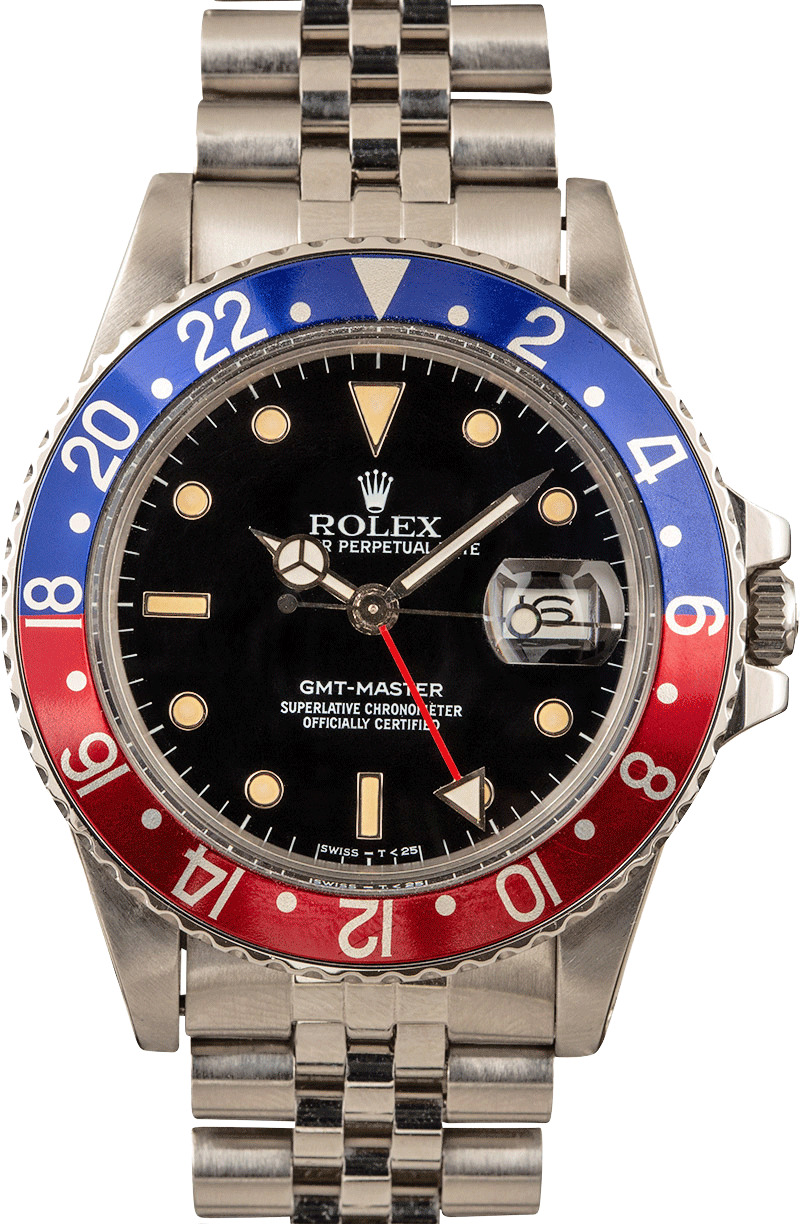 rolex gmt master pepsi 1984