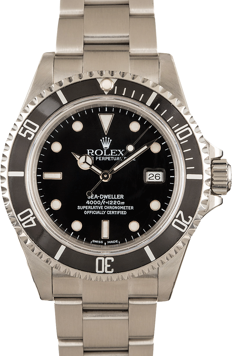 second hand rolex sea dweller