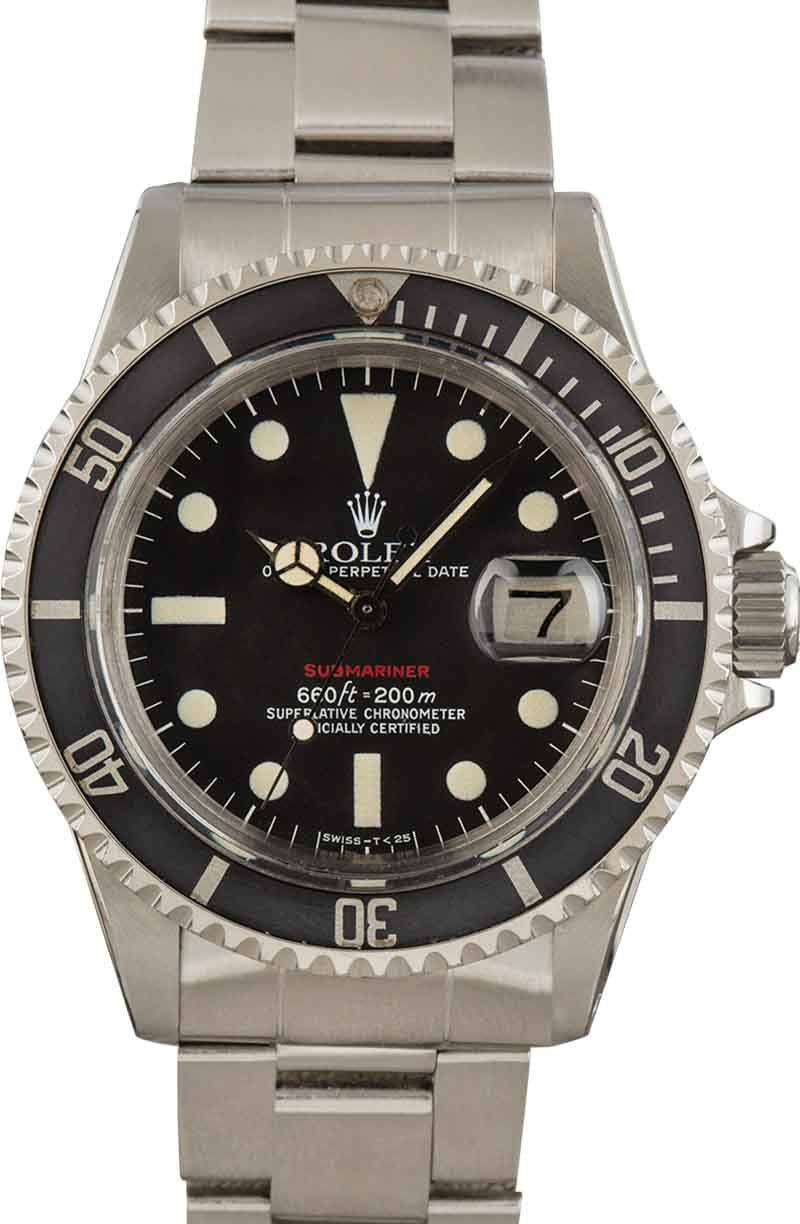 Buy Used Rolex Submariner 1680 Bob s Watches Sku 148988