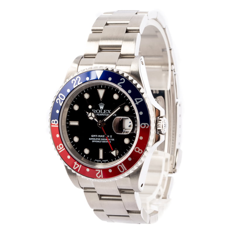 Buy Used Rolex GMT-Master II 16710 | Bob's Watches - Sku: 151669