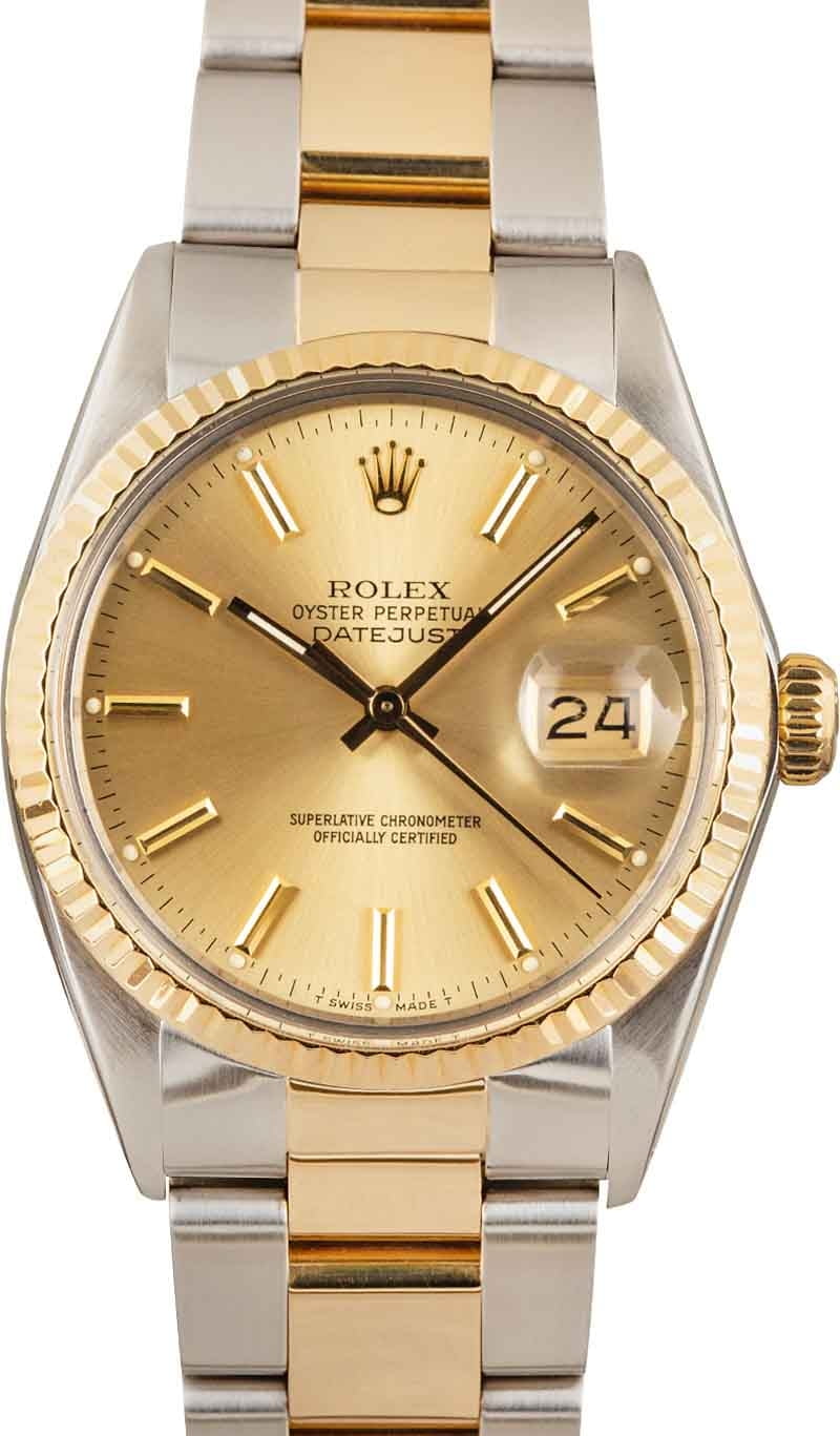 Buy Used Rolex Datejust 16013 | Bob's Watches - Sku: 155924