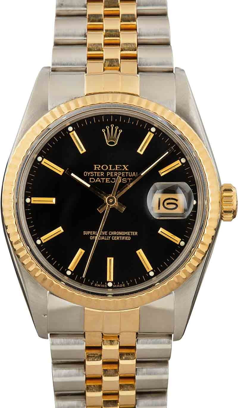 Buy Used Rolex Datejust 16013 | Bob's Watches - Sku: 156900