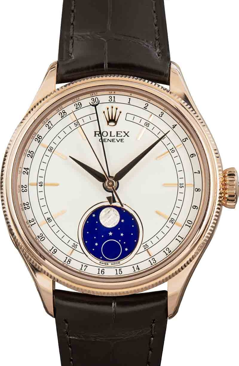 Rolex Cellini Danaos White Gold Silver Dial Mens Watch 4243 for Rs.684,217  for sale from a Trusted Seller on Chrono24