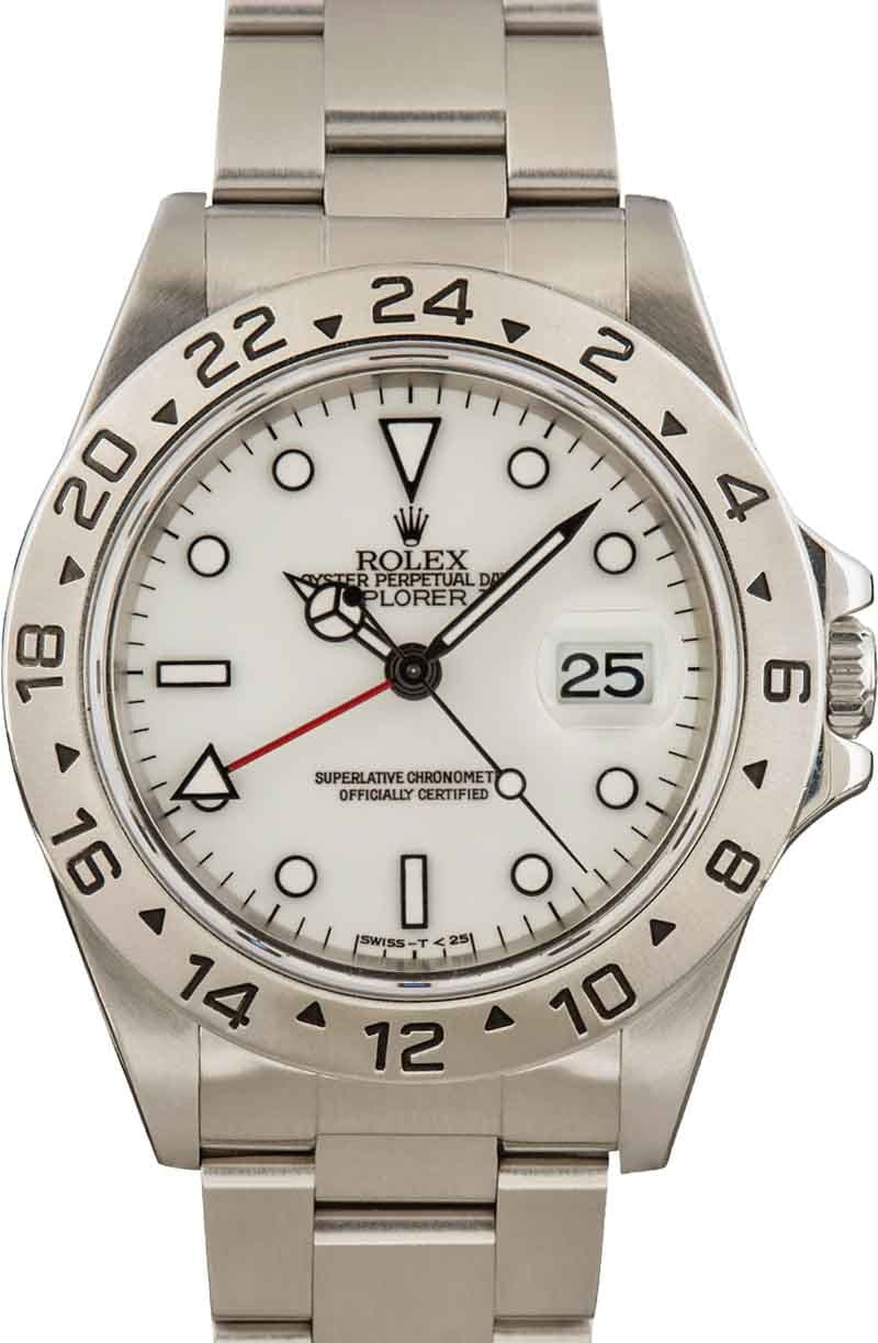 Buy Used Rolex Explorer II 16570 | Bob's Watches - Sku: 160783