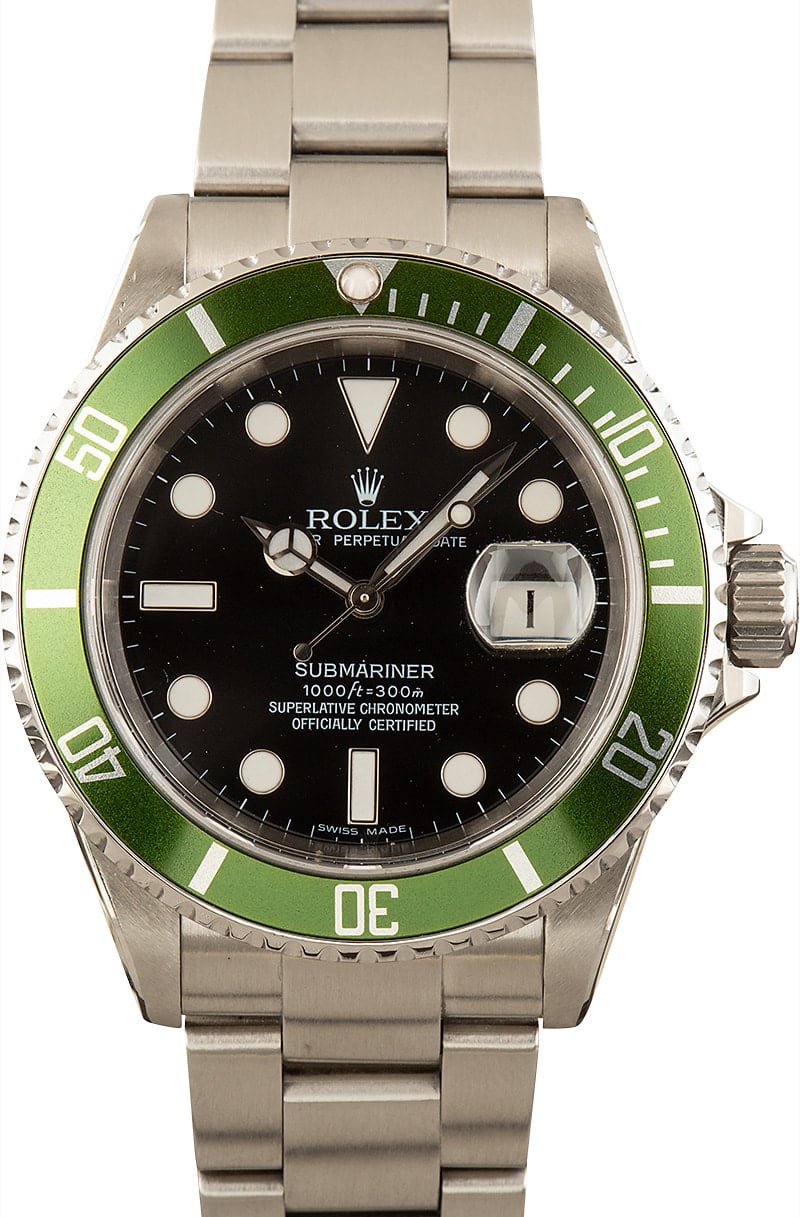 Green Rolex Submariner BobsWatches