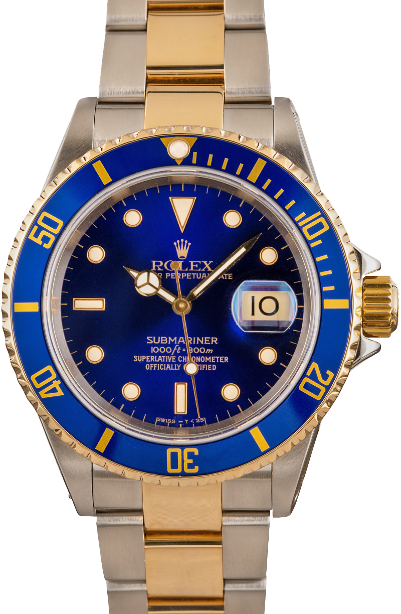 1999 rolex submariner two tone