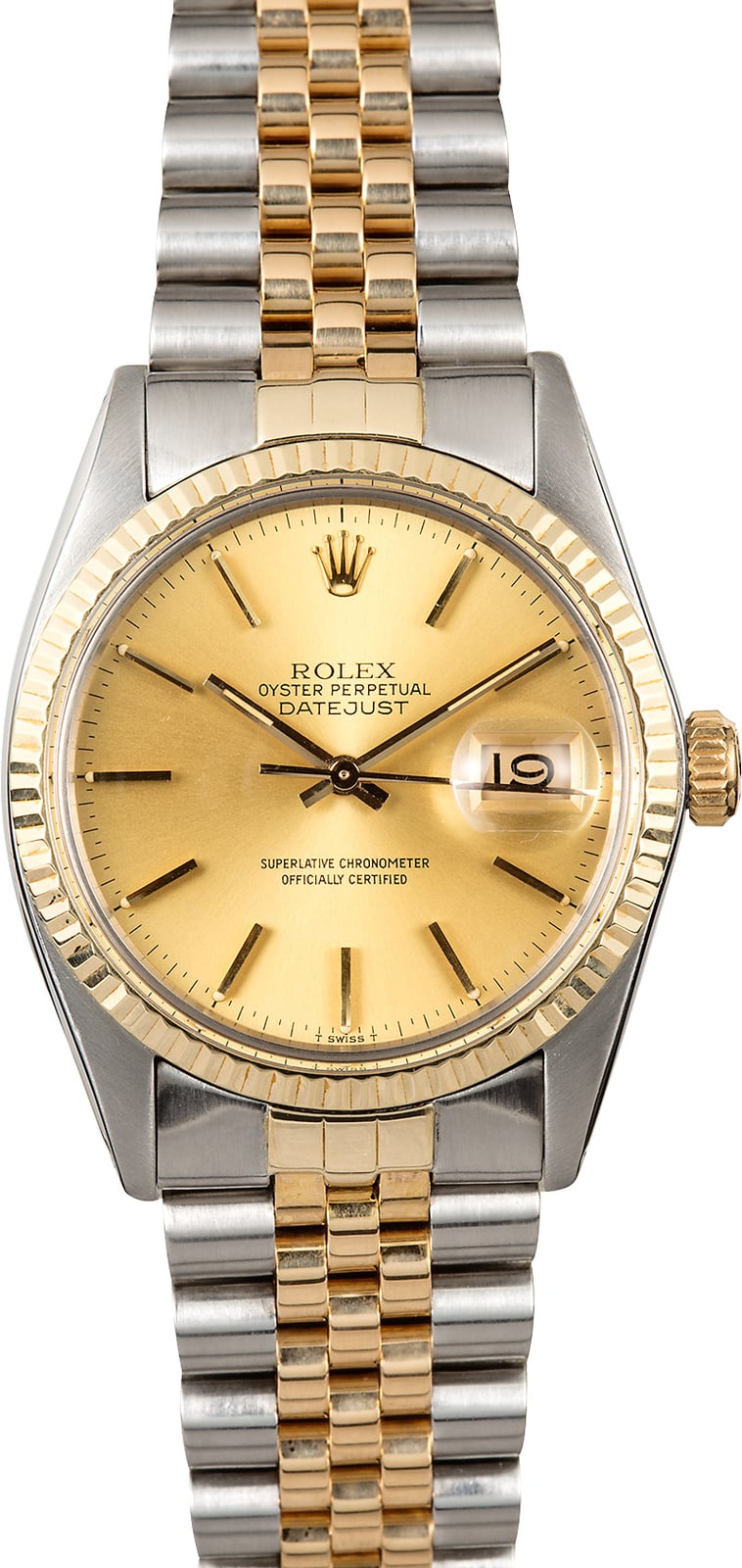 Datejust Rolex Model 16013 Two-Tone