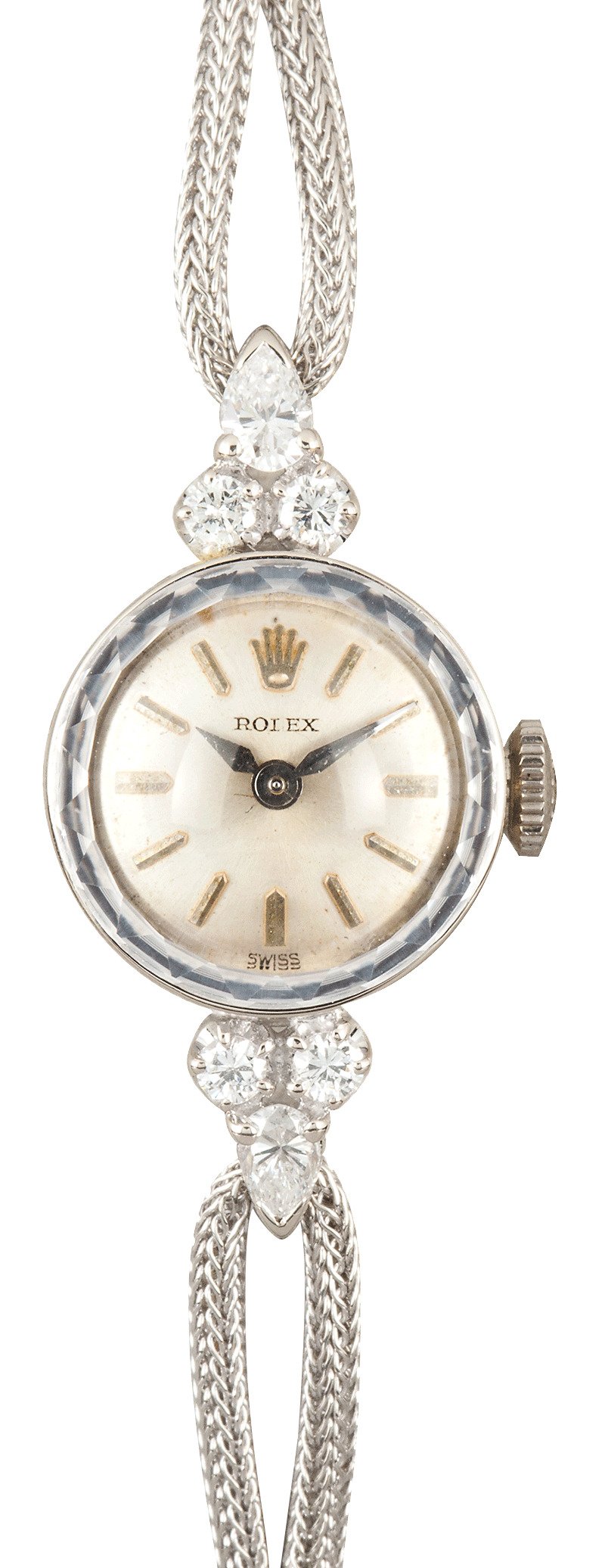 Lady Rolex Diamond Cocktail Watch 1940 s