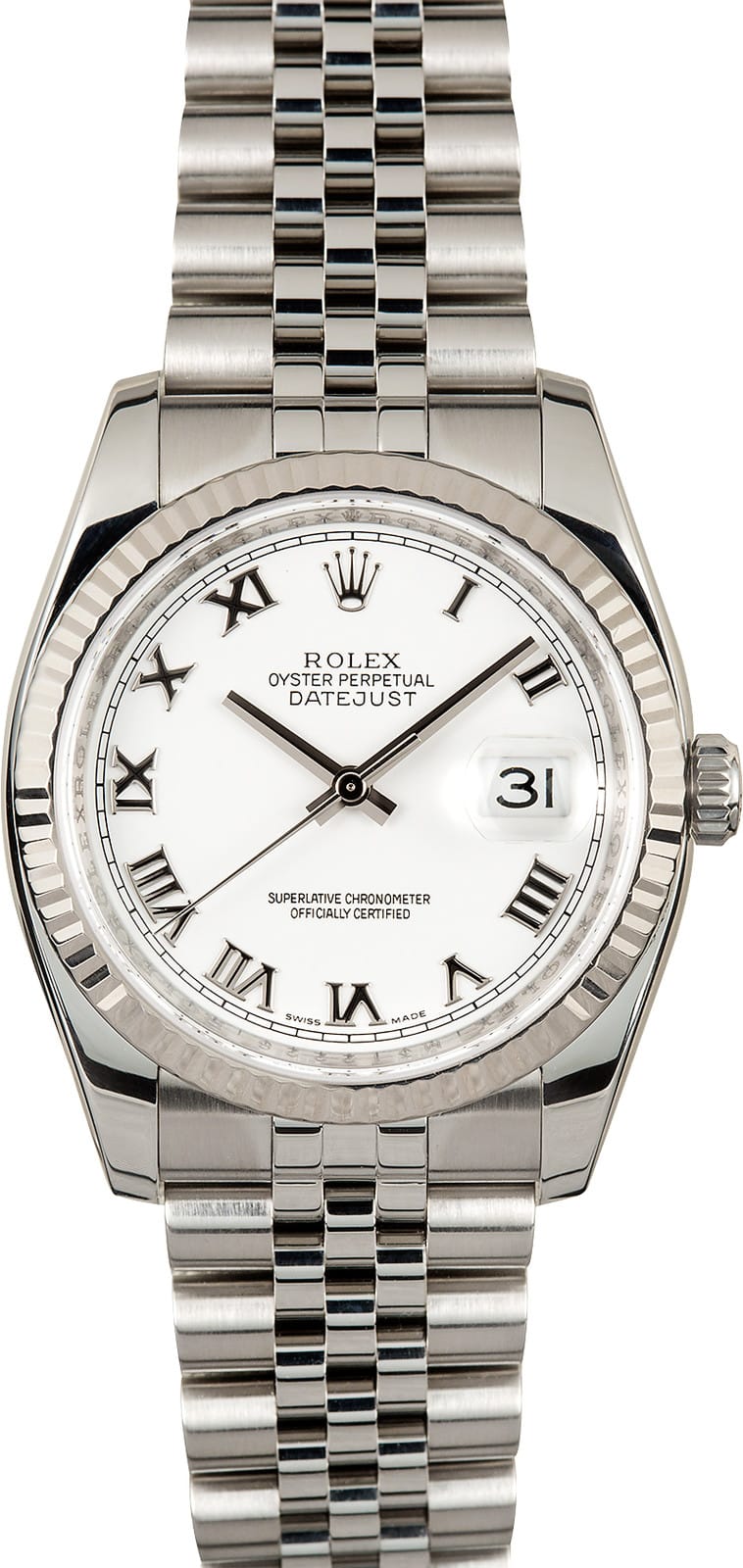 Rolex Datejust 116234 White Roman