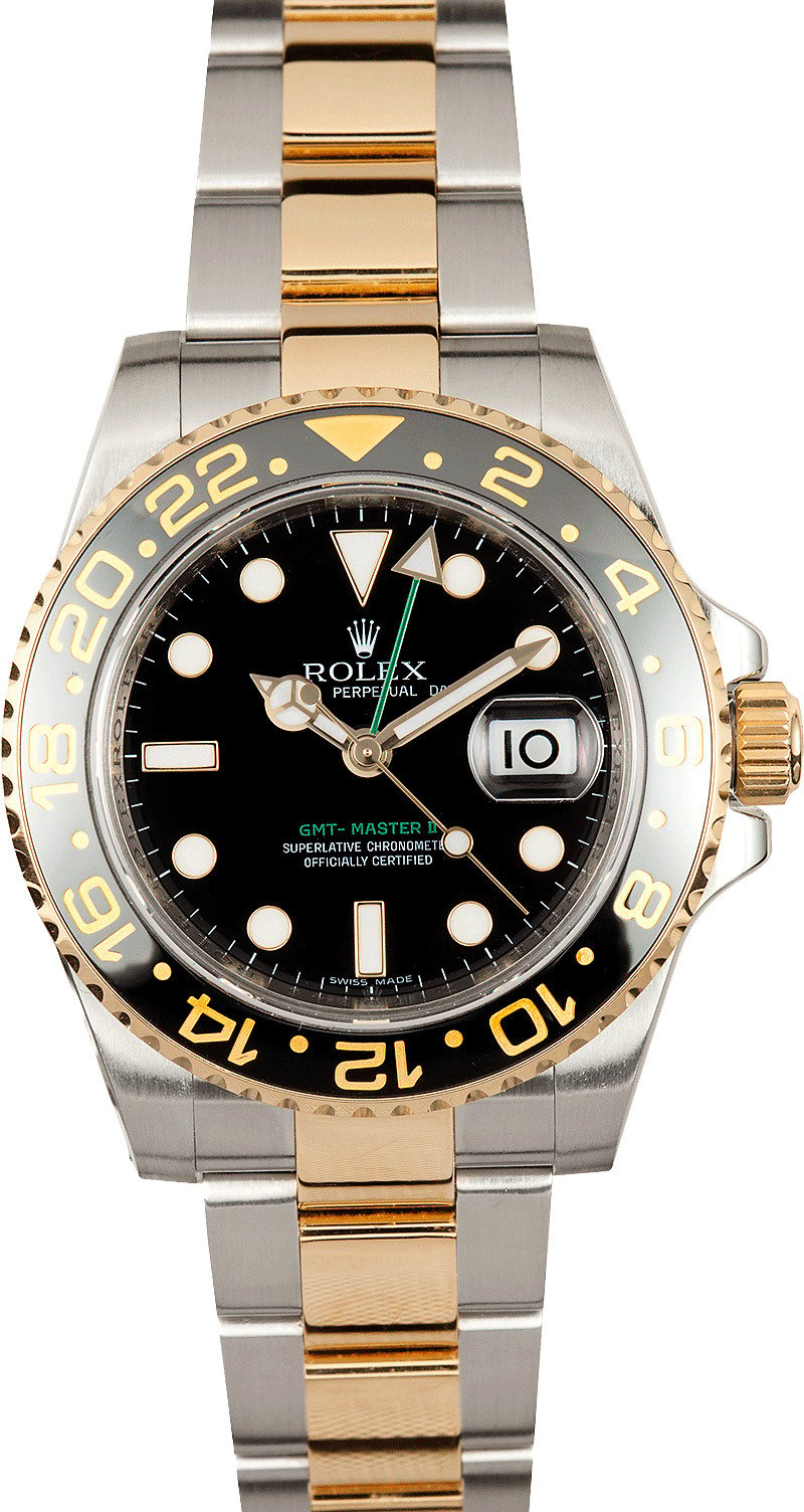 rolex gmt master 2 two tone
