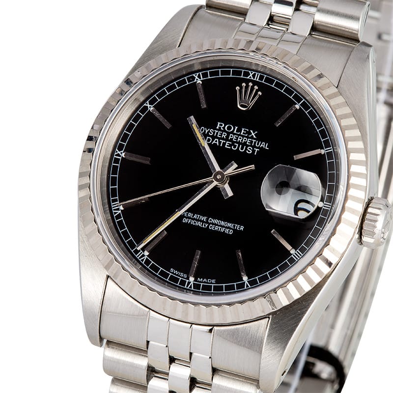 Rolex Datejust 16234 Black Index