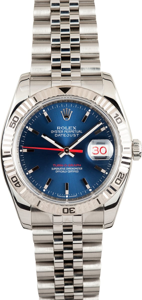Rolex DateJust 116264 Blue Dial - Bob's 
