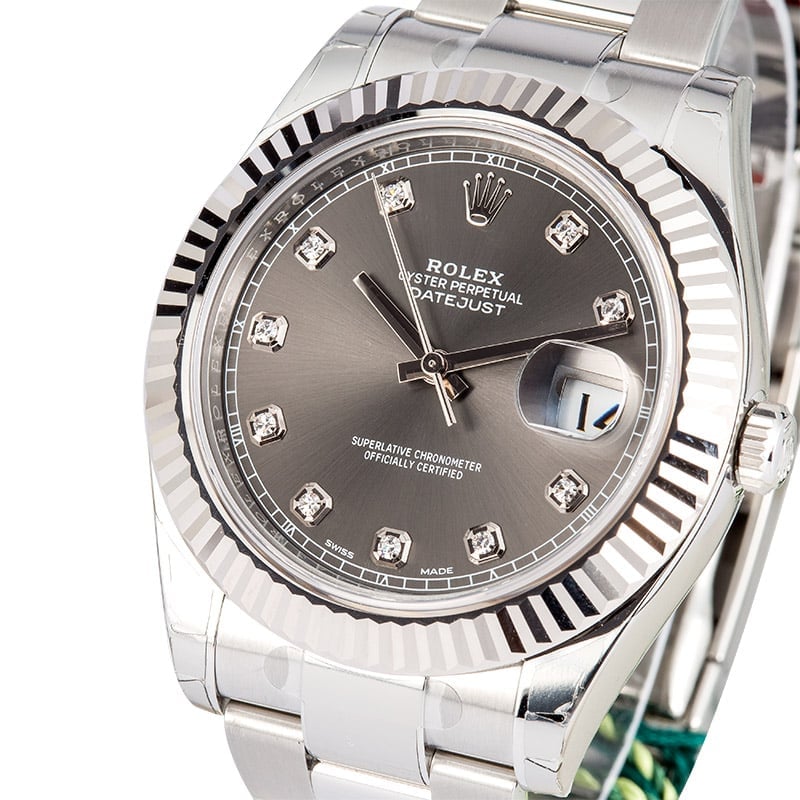 rolex datejust 2 rhodium dial