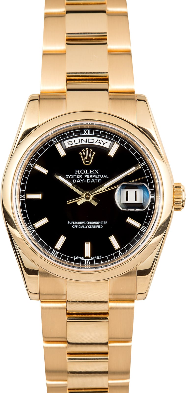 rolex oyster day date gold