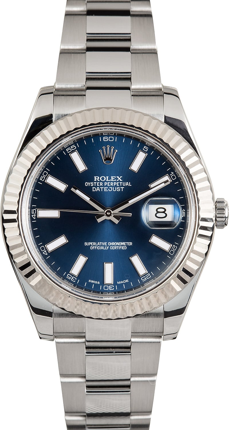 datejust 2 blue dial