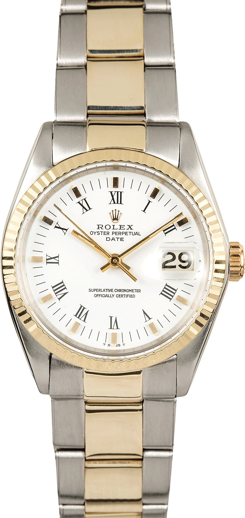 rolex 1500 two tone