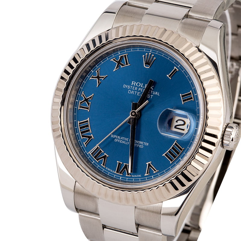 datejust blue roman