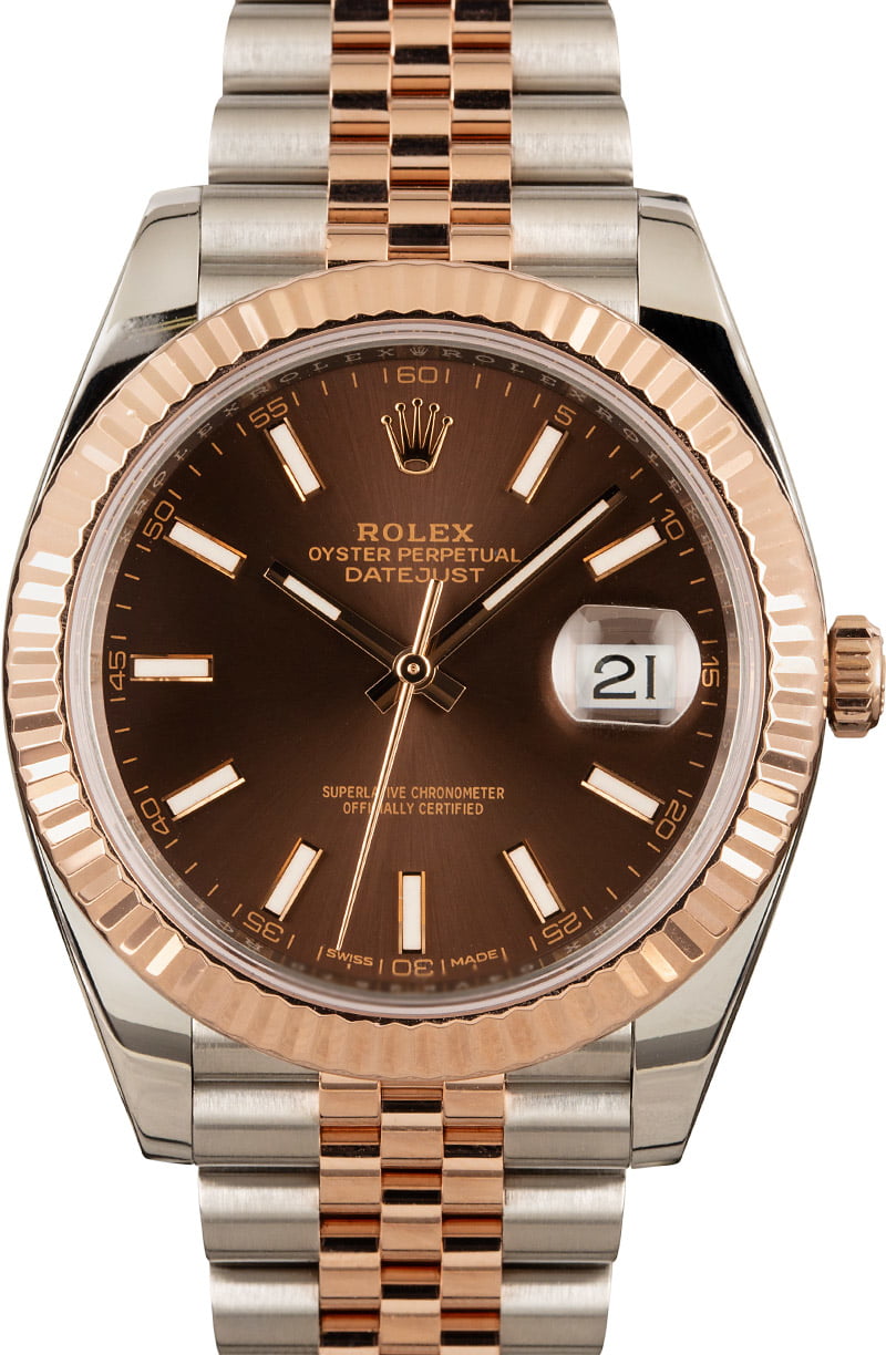 chocolate face datejust