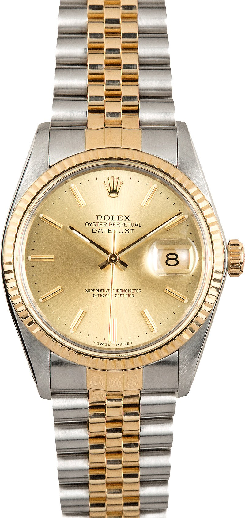 rolex datejust 28mm two tone