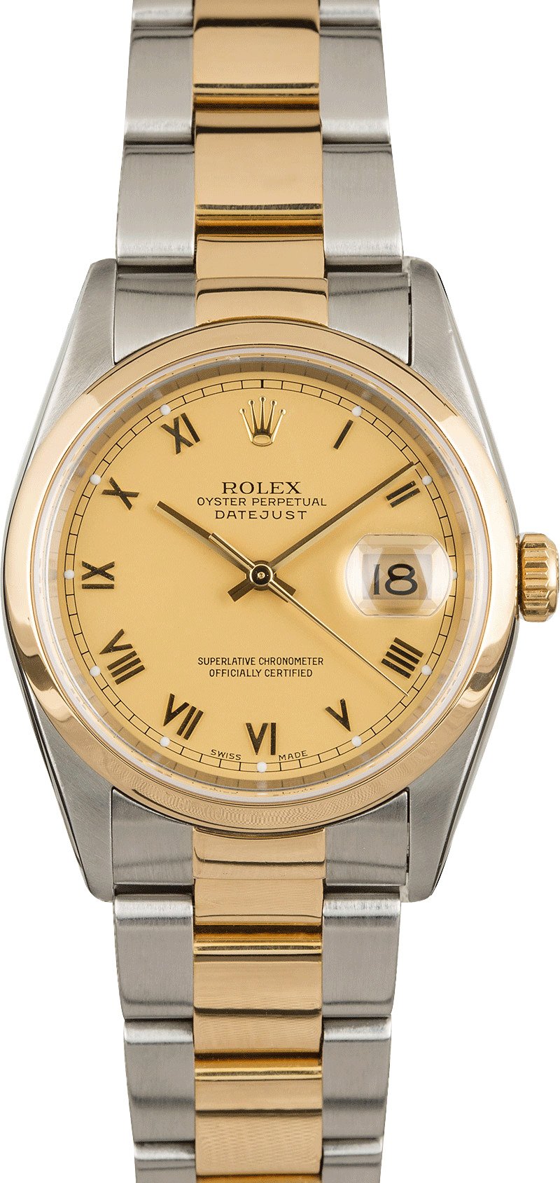 Rolex Datejust 16203 Champage Roman Dial