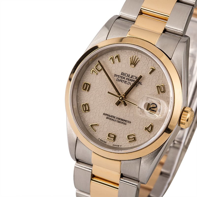 Used Rolex Datejust 16203 Ivory Jubilee Dial