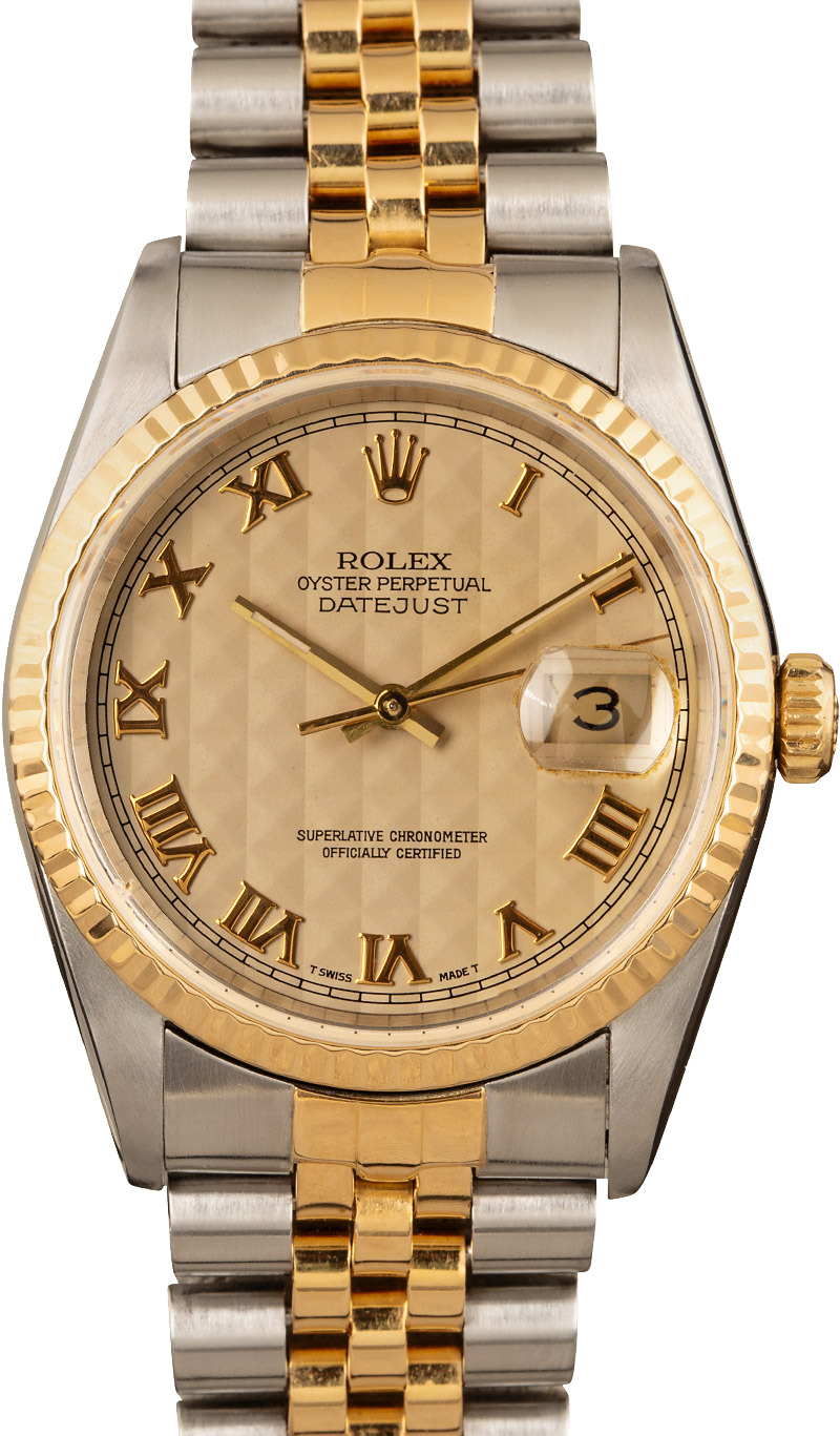 used rolex two tone