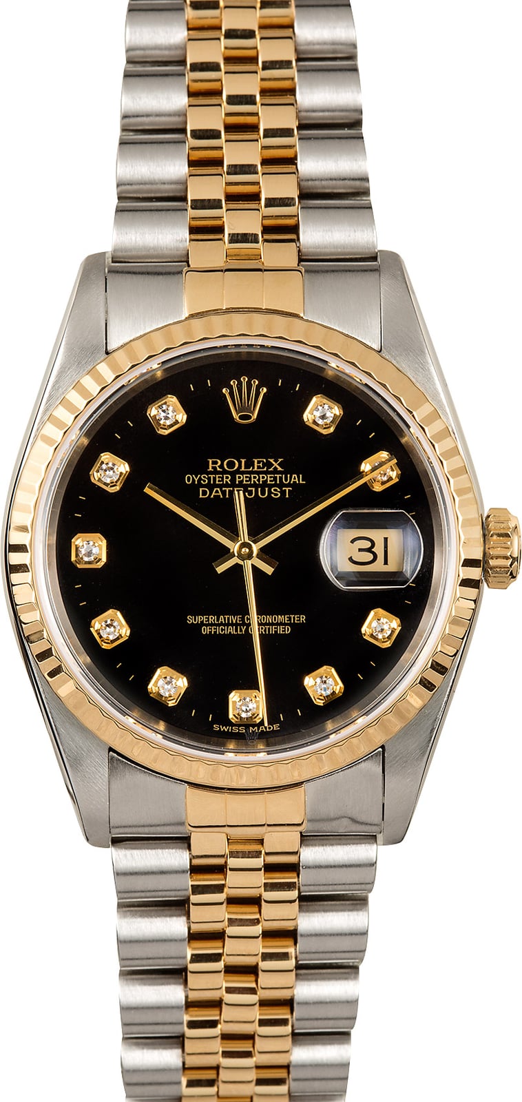 Rolex Datejust 16233 Black Diamond