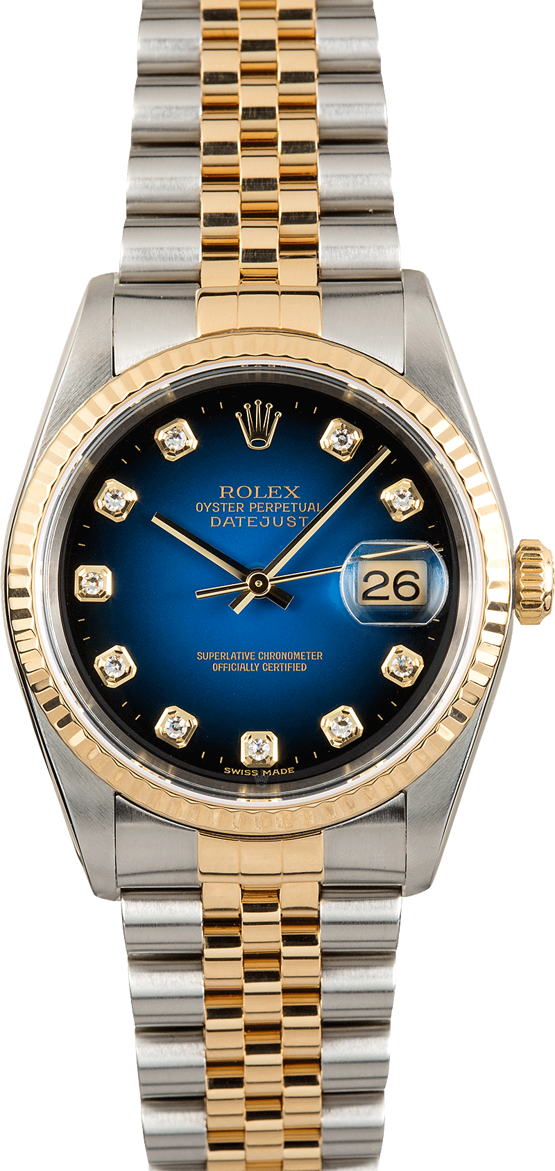 rolex 16233 blue diamond dial