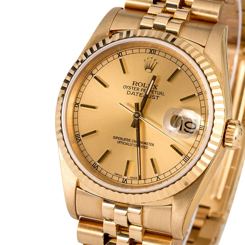 Buy Used Rolex Datejust 16238 | Bob's Watches - Sku: 114823