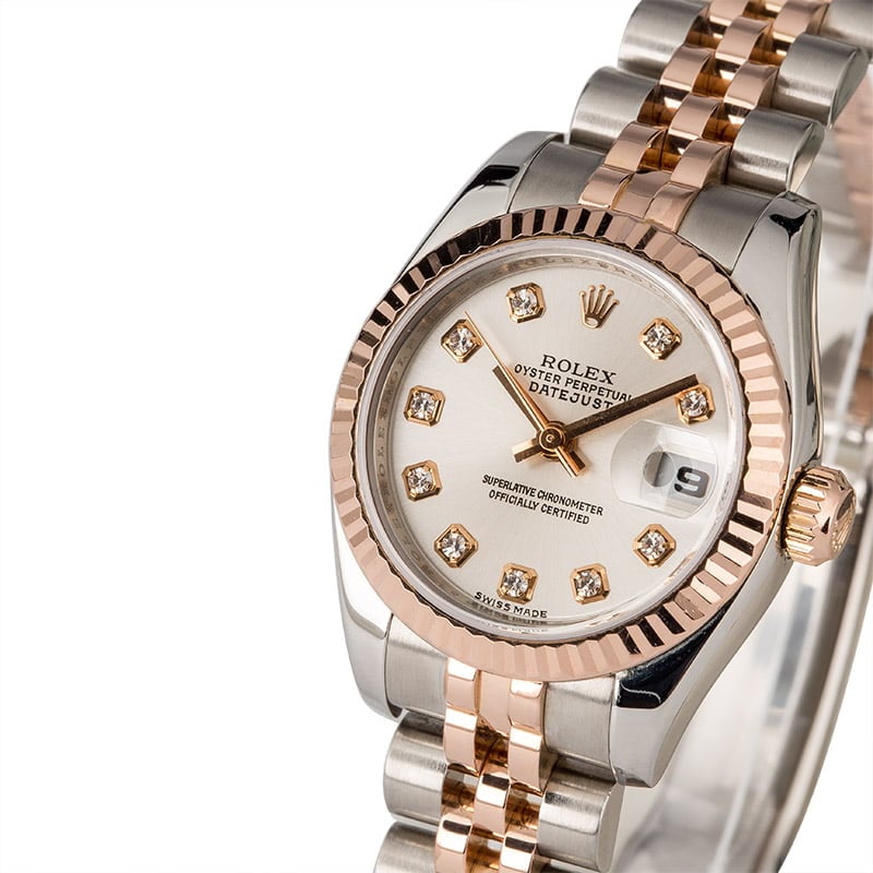 Buy Used Rolex Lady Datejust 179171RDJ | Bob's Watches - Sku: 121019