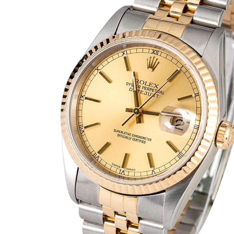 Rolex Datejust 36MM 16233 Champagne Dial