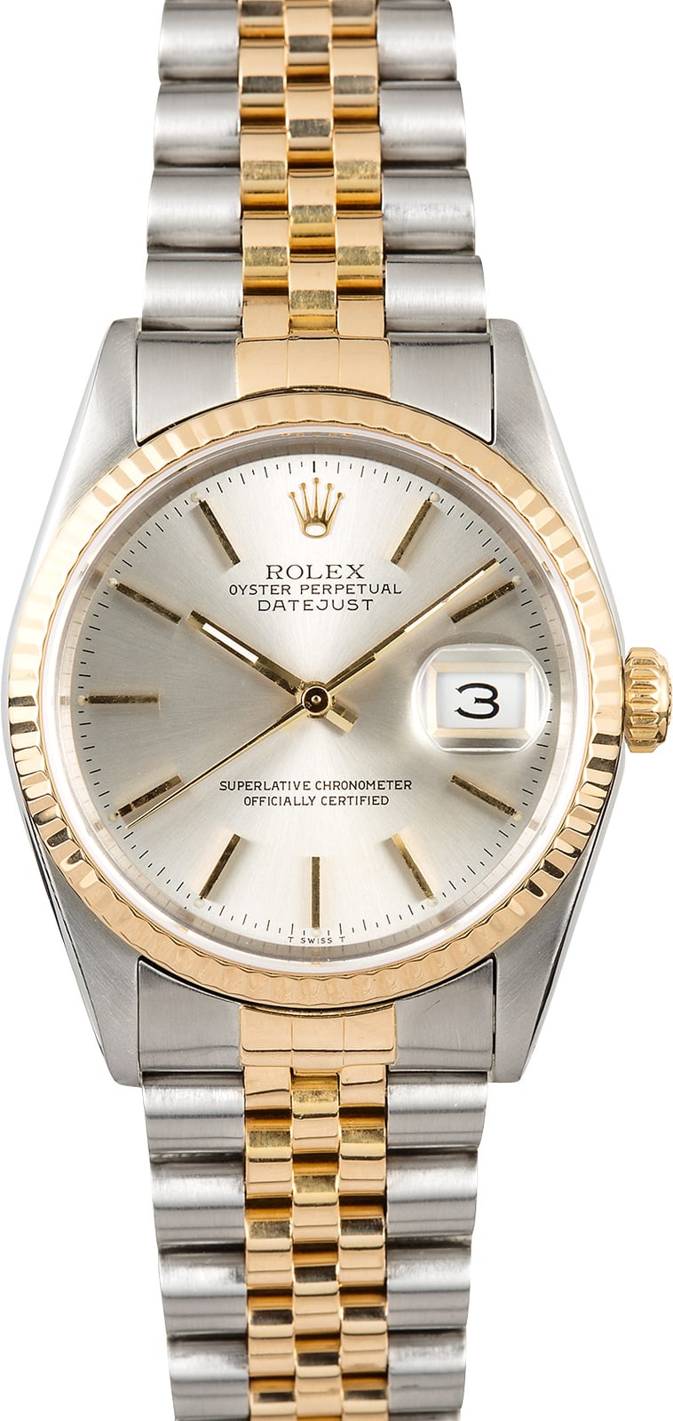 Rolex Datejust 36mm Silver Dial 16233