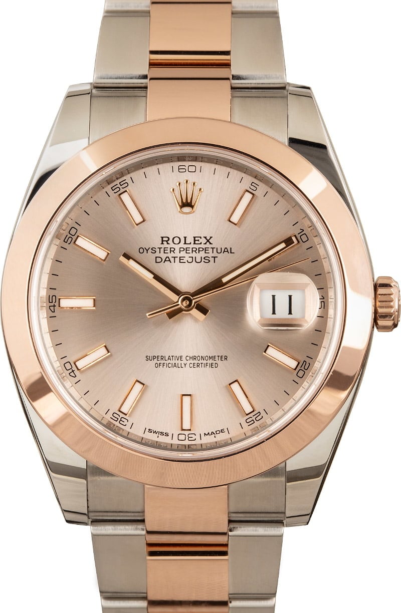 rolex two tone datejust 41