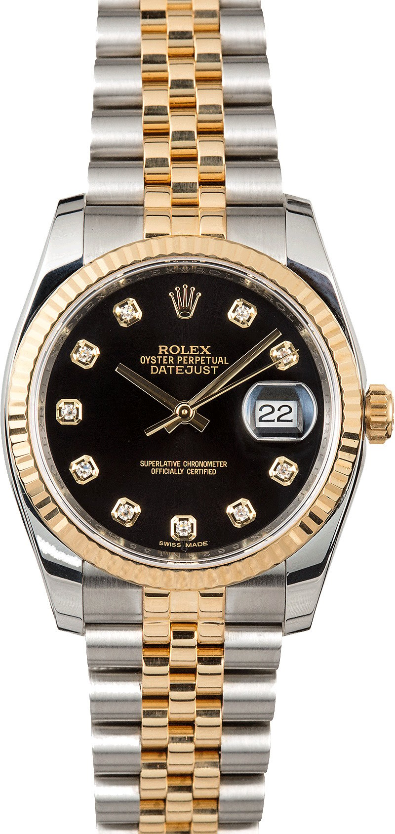 Rolex Datejust Two-Tone 116233 Black 