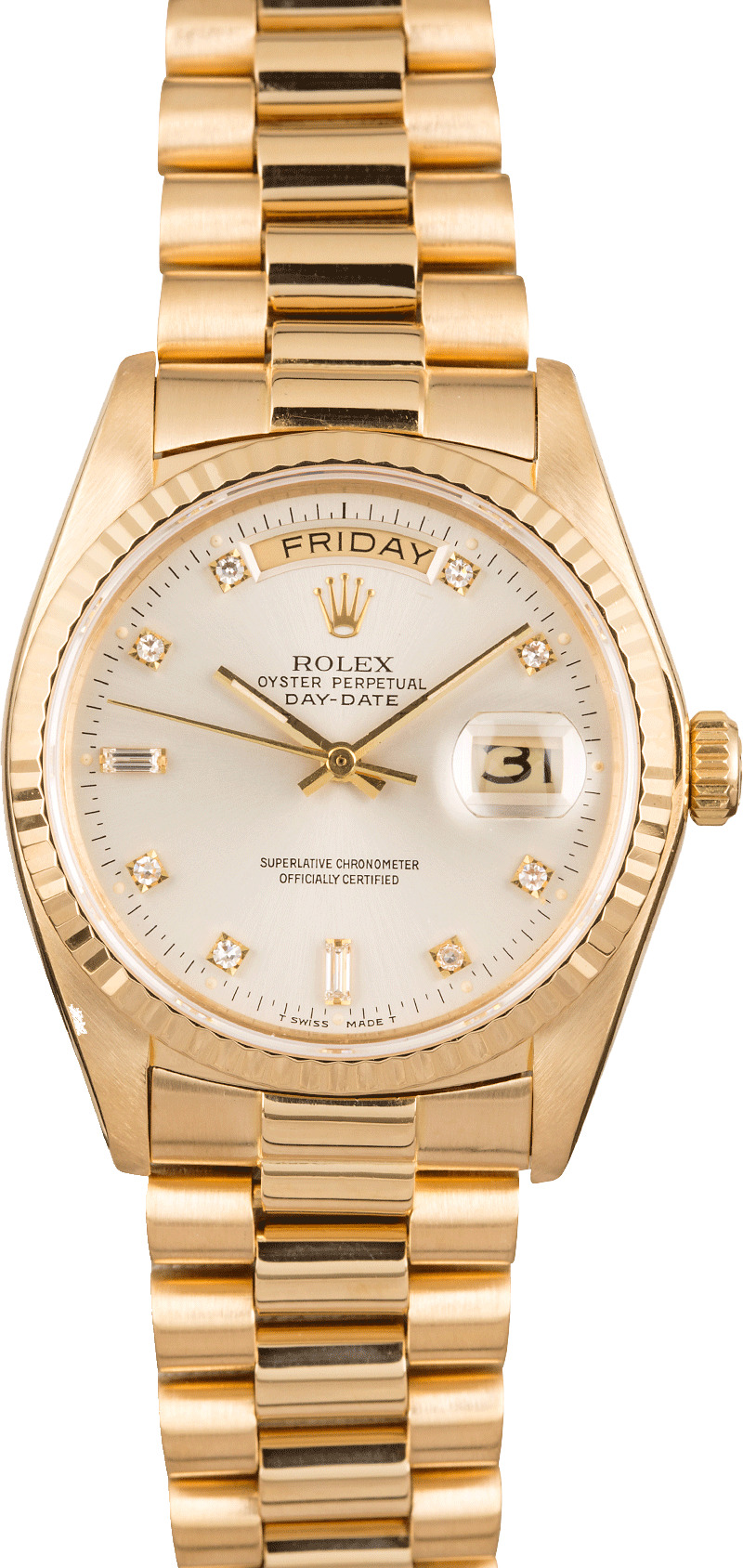 rolex president gold