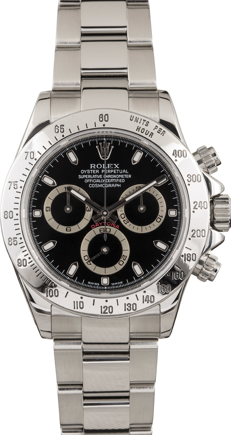Buy Used Rolex Daytona 116520 | Bob's Watches - Sku: 123734 xx