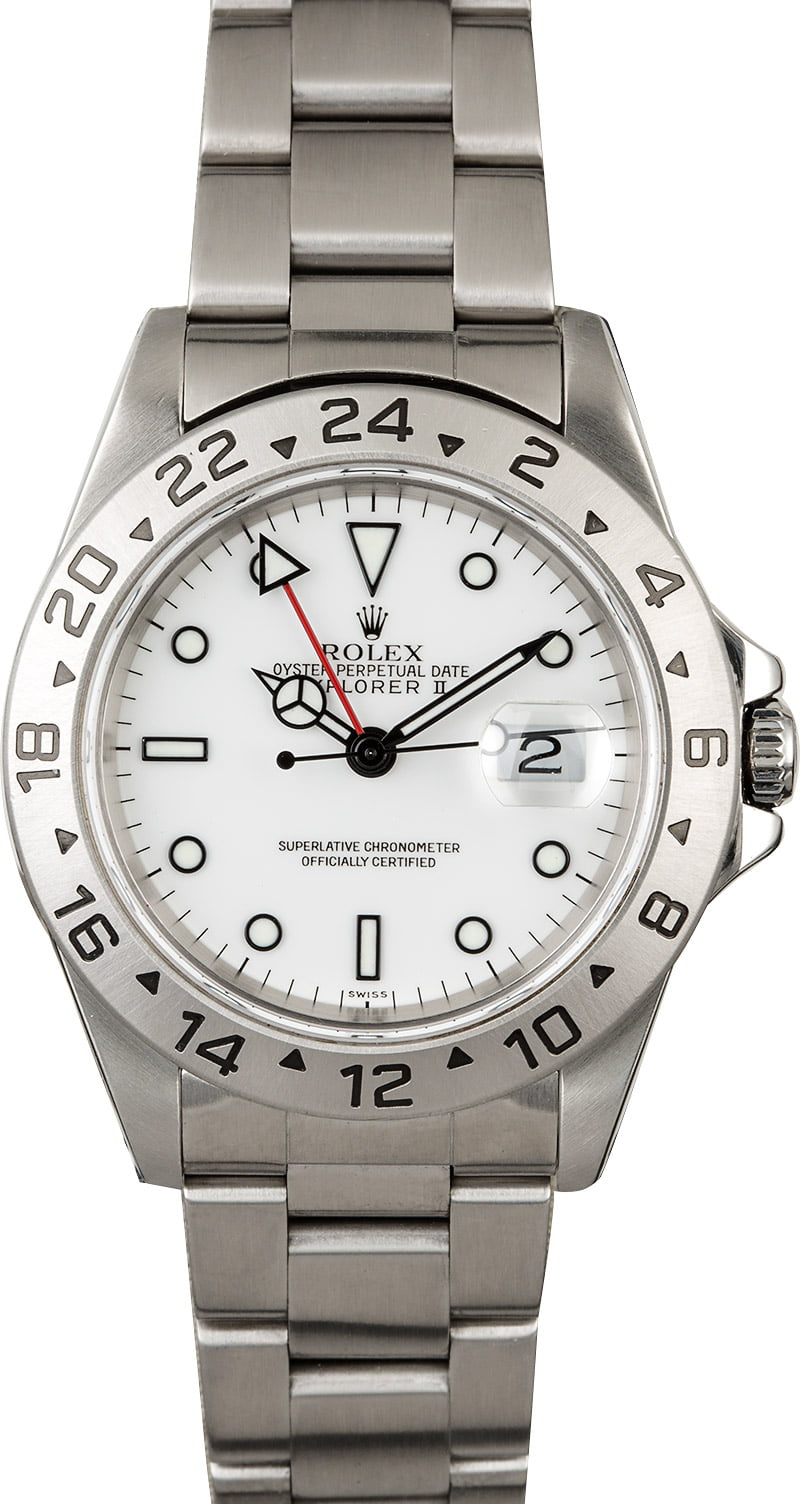 Rolex Explorer II Ref 16570 Steel Watch