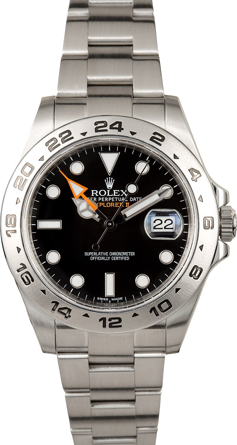 Rolex 42MM Explorer 2 Black 216570