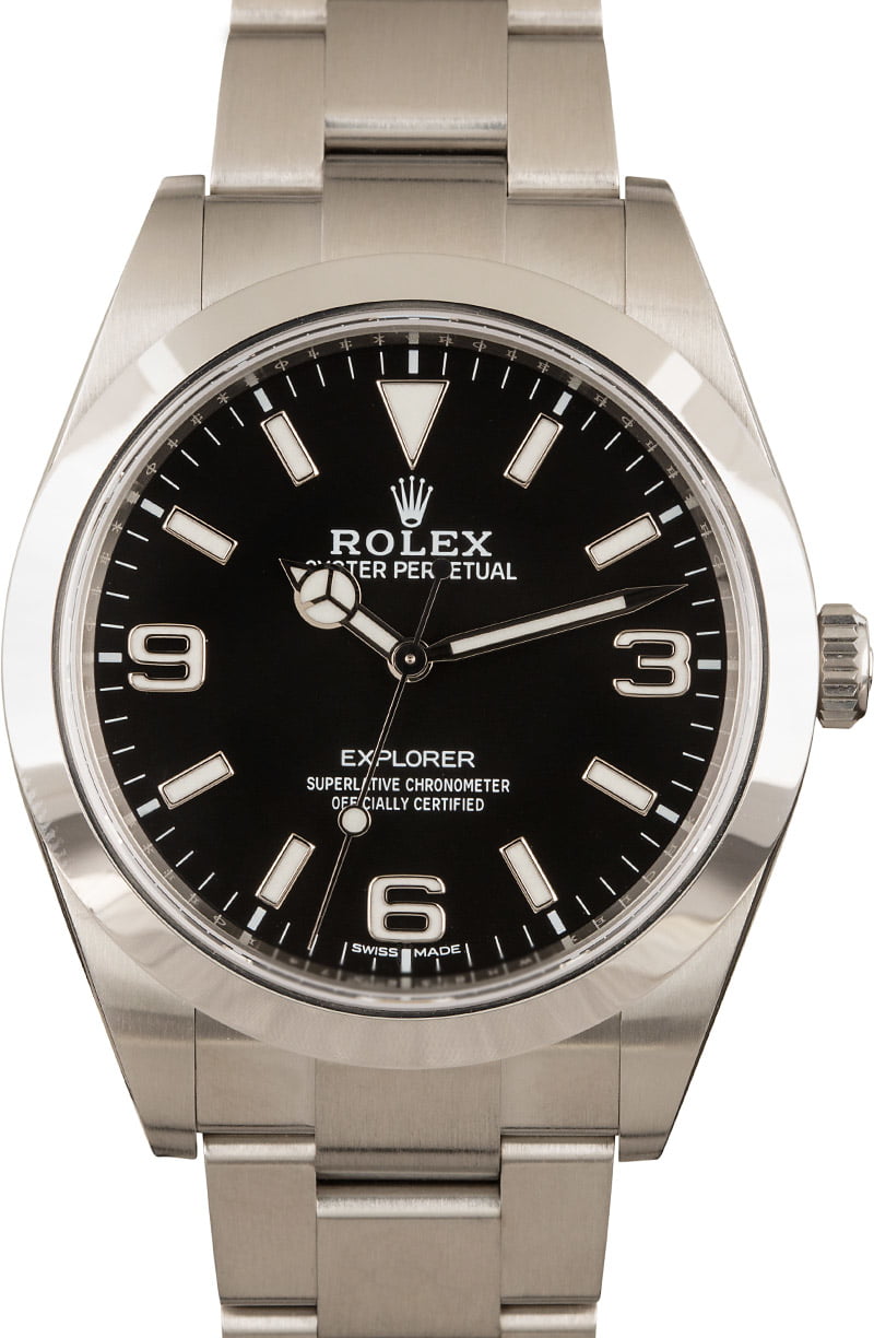 Buy Used Rolex Explorer Bob S Watches Sku X