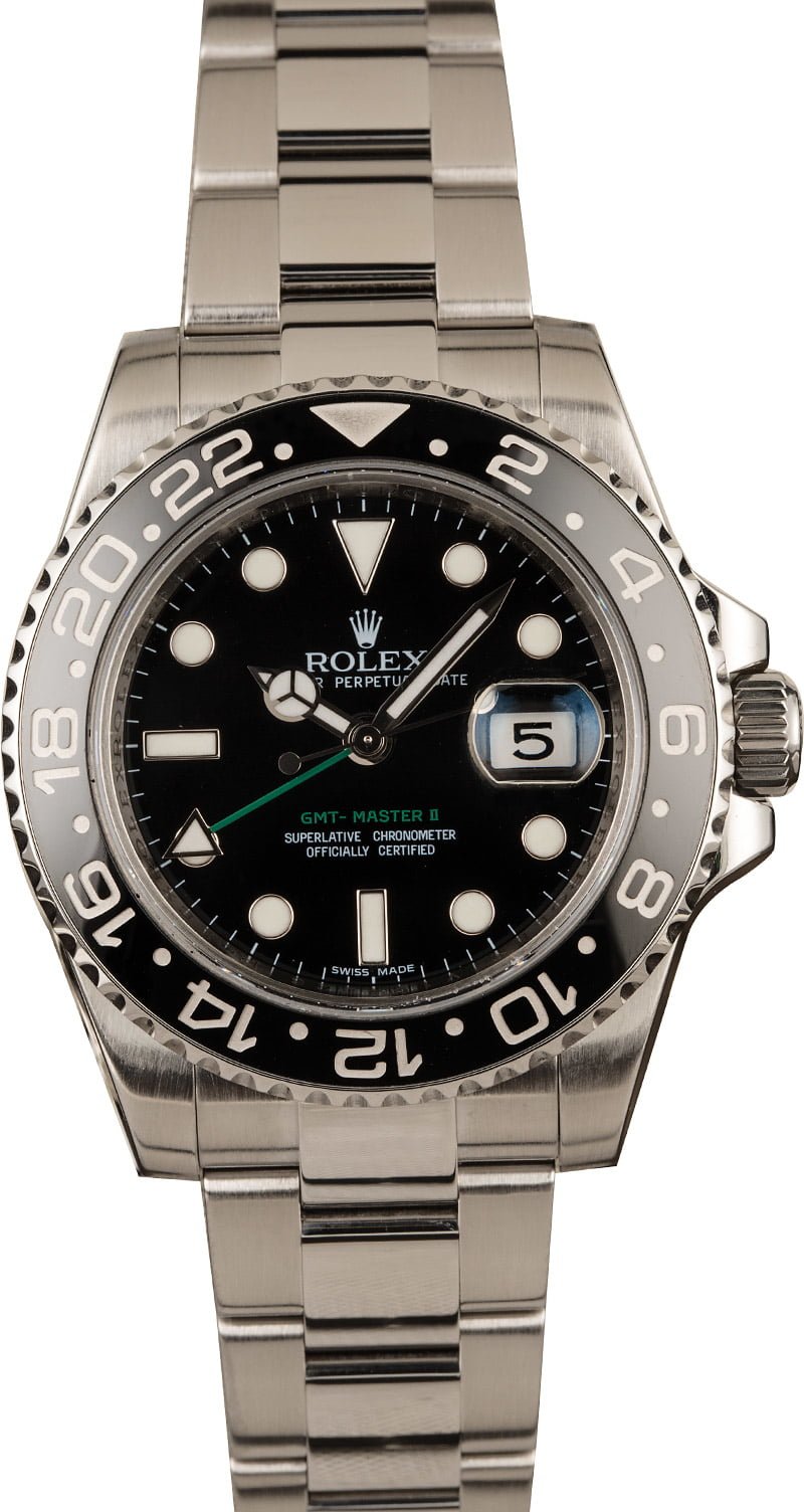 Gmt Master Ii Rolex 116710 Black Ceramic Bezel