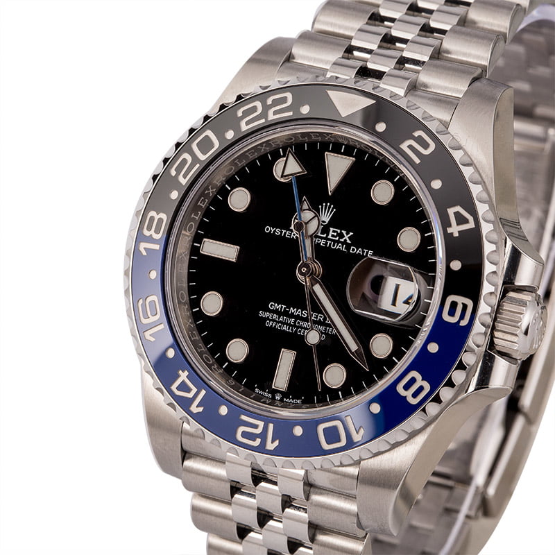 rolex blue black gmt