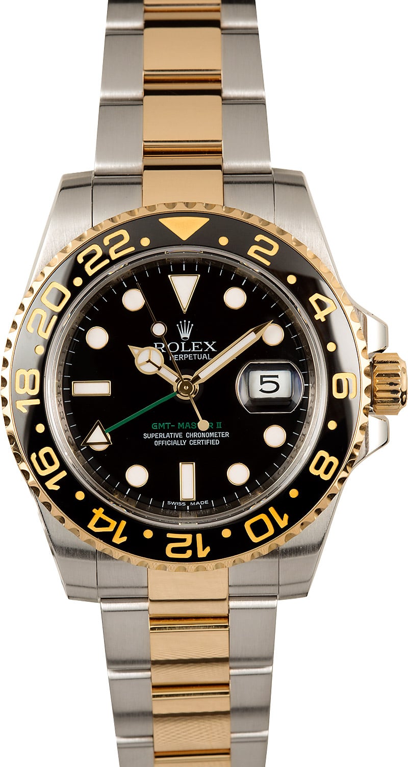 rolex two tone gmt master ii