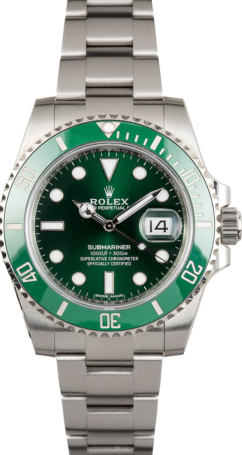 Rolex Submariner Hulk 💚💚  Rolex, Rolex submariner, Rolex watches