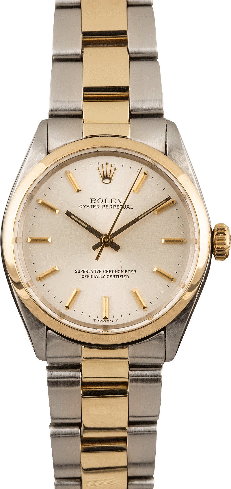 classic oyster two tone rolex price