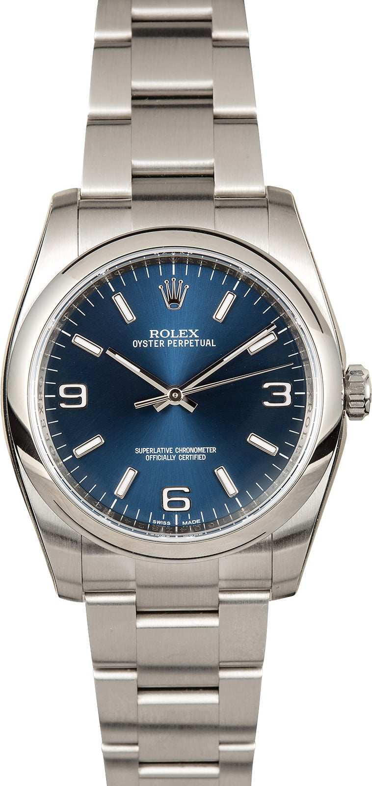 rolex oyster perpetual 11600 blue