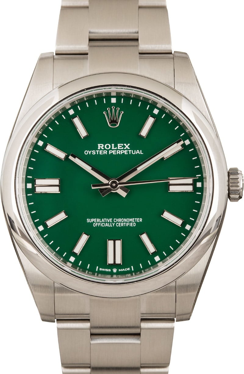 oyster perpetual rolex green